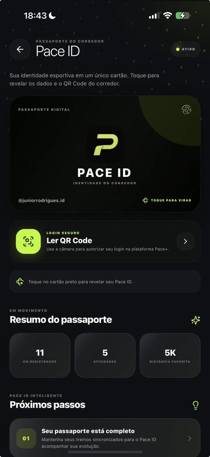 Pace ID, a identidade digital do corredor