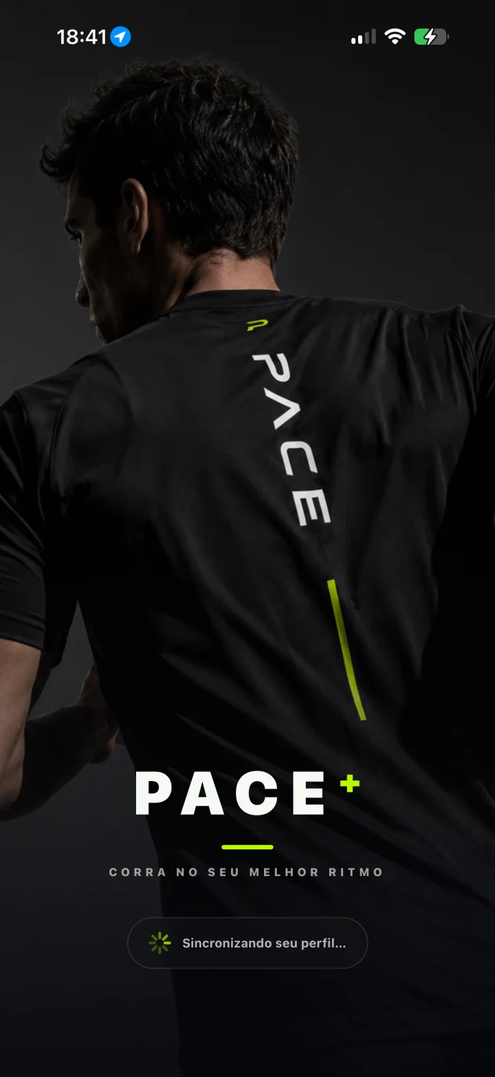 Experiência de entrada do Pace+